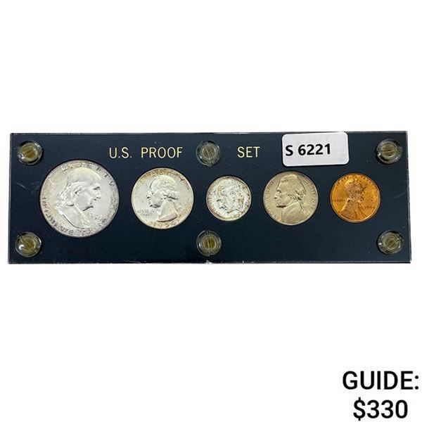 1954 US Proof Coin Set (5 Coins)