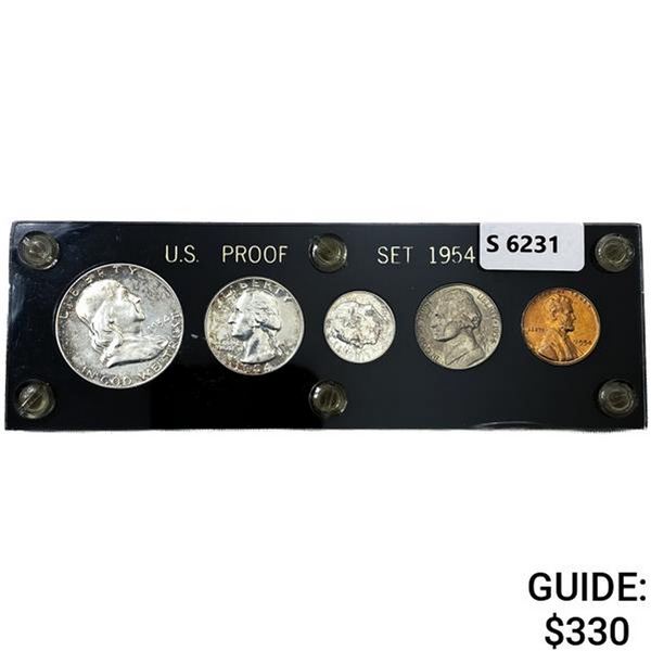 1954 US Proof Coin Set (5 Coins)