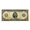 Image 1 : 1914 LG $5 Fed Res Notes
