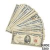 Image 1 : (100) 1963 $5 Legal Tender Notes
