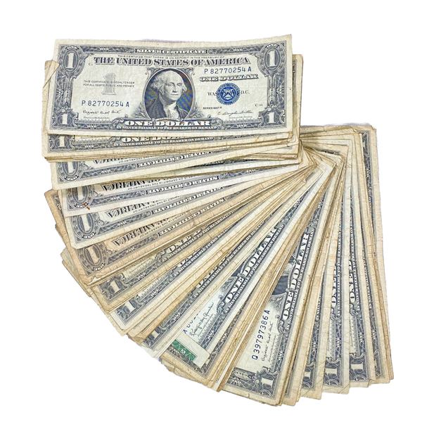 (100) $1 Silver Cert. Collect.