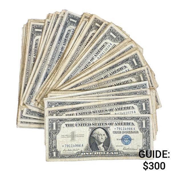 (100) 1957 $1 Silver Cert. Collect.