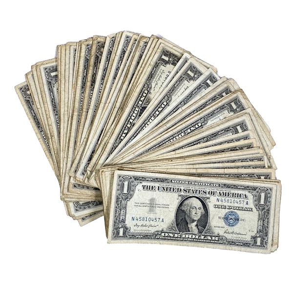 (100) $1 Silver Cert. Collect.