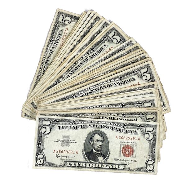 (41) 1963 $5 Legal Tender Notes