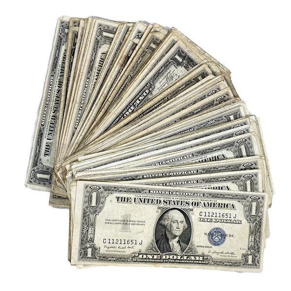 (100) $1 Silver Cert. Collect.