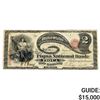 Image 1 : 1865 Serial #1 Lazy Deuce $2 Note Bank of Piqua