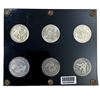 Image 2 : 1821-1964 US Half Dollar Type Set (6 Coins)