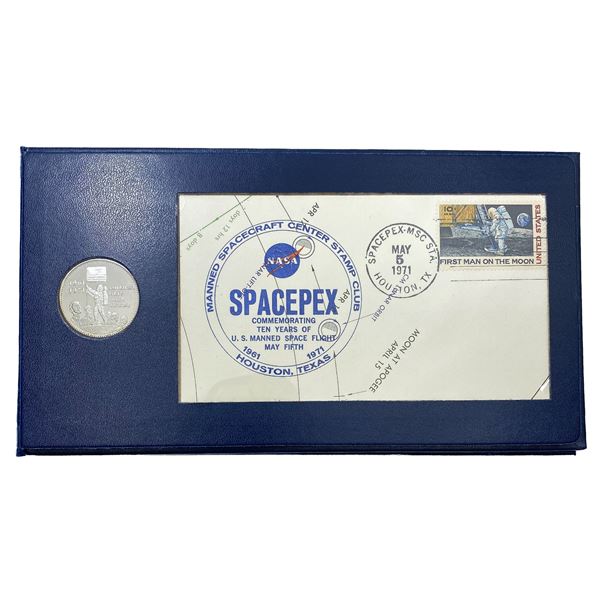 1971 US Space Race Commem Silver Set (1 Coin)