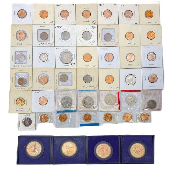 1906-1999 Varied US Coinage (45 Coins)