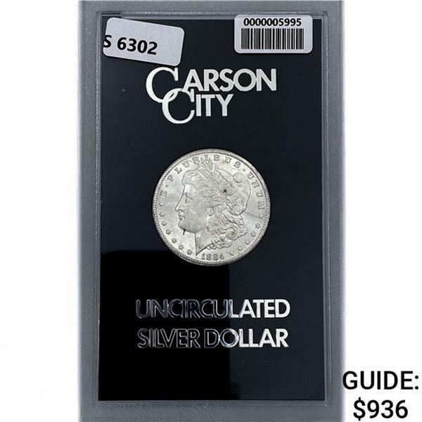 1884-CC Morgan Silver Dollar GSA