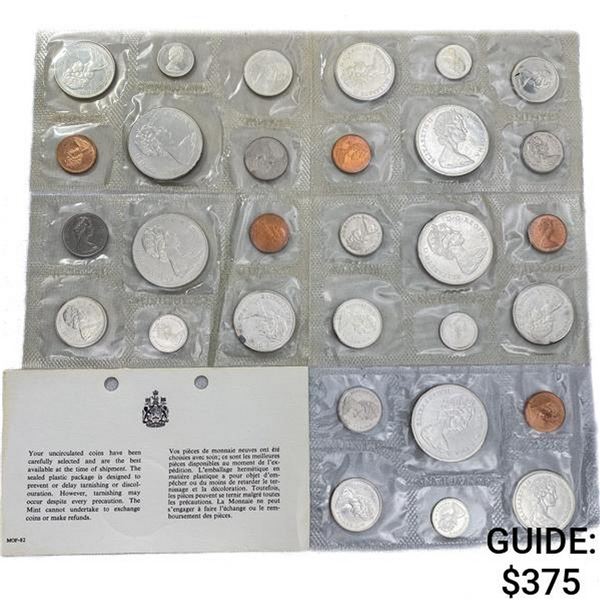 1965 Canada Proof Silver Coin Sets (30 Coins)