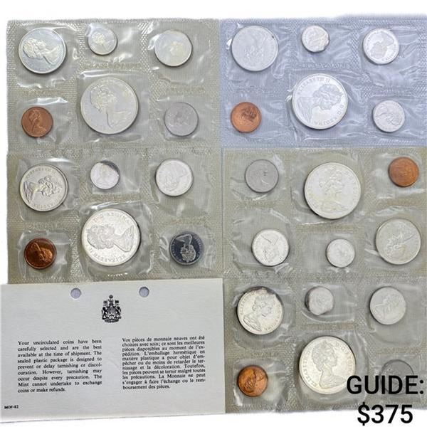 1965 Canada Proof Silver Coin Sets (30 Coins)
