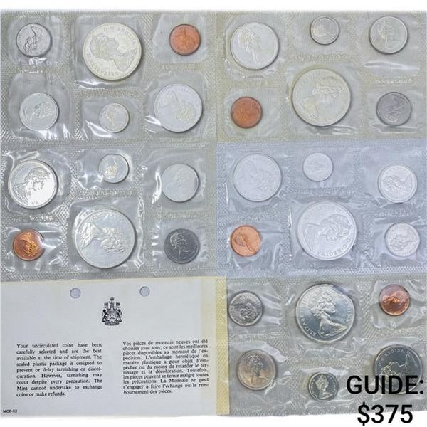 1965 Canada Proof Silver Coin Sets (30 Coins)