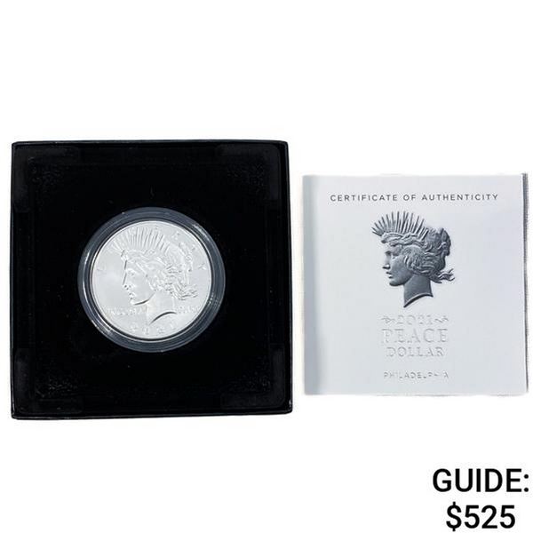 2021 Silver Peace Dollar