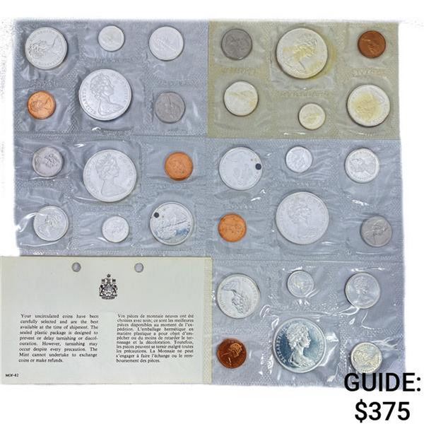1965 Canada Proof Silver Coin Sets (30 Coins)