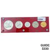 Image 1 : 1955 US Proof Coin Sets (5 Coins)