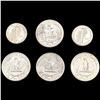 Image 2 : (6) Varied US Silver Coinage (1935, 1936, 1939-D,