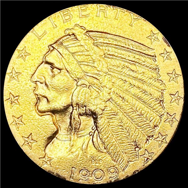 1909-D $5 Gold Half Eagle