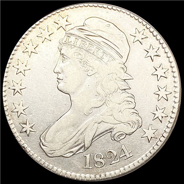 1824 Capped Bust Half Dollar