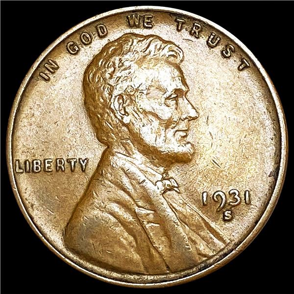 1931-S Wheat Cent