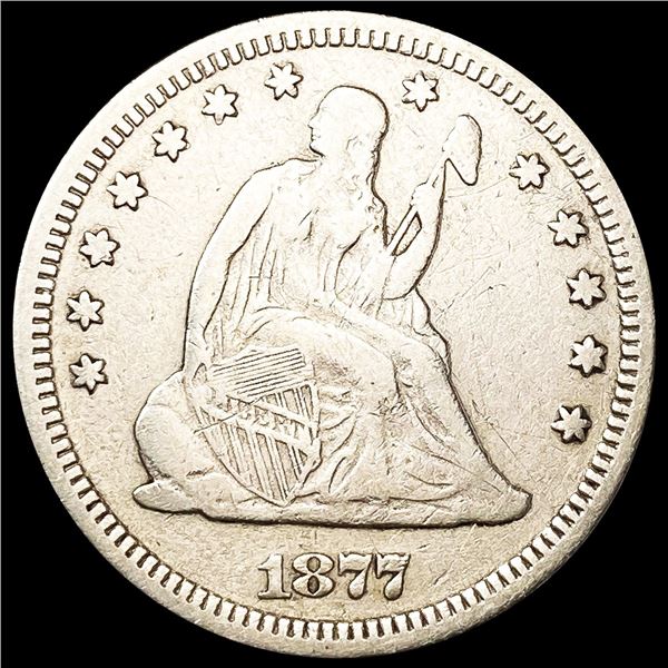 1877-S Seated Liberty Quarter