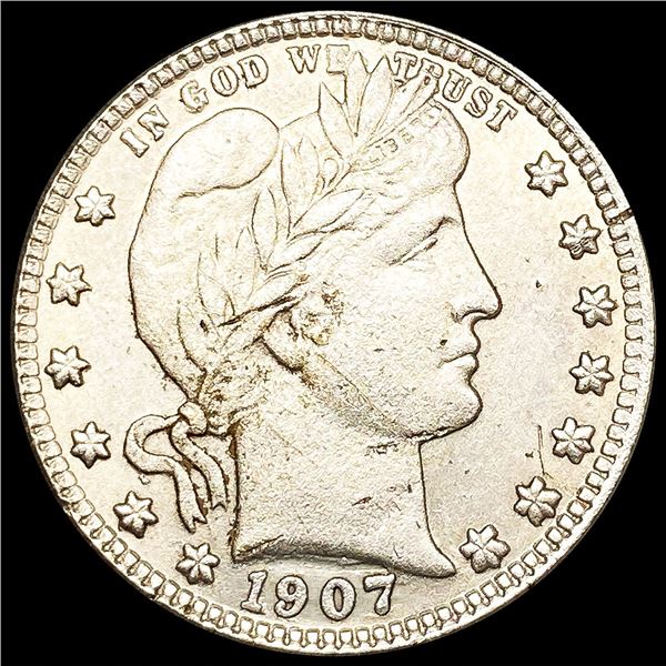 1907 Barber Quarter