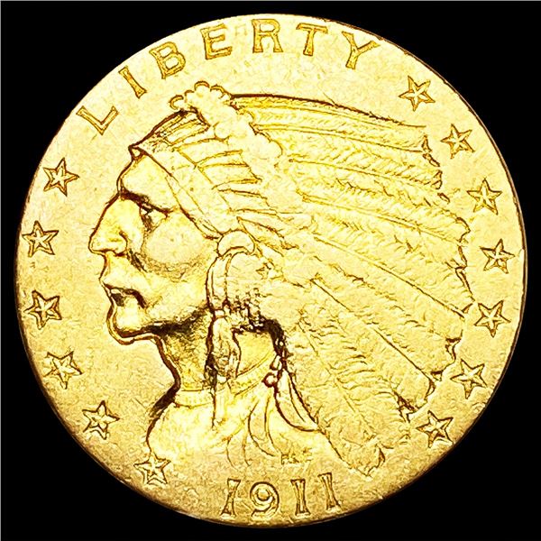 1911 $2.50 Gold Quarter Eagle
