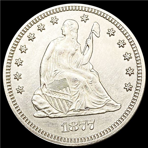 1877 Seated Liberty Quarter