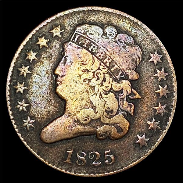 1825 Classic Head Half Cent