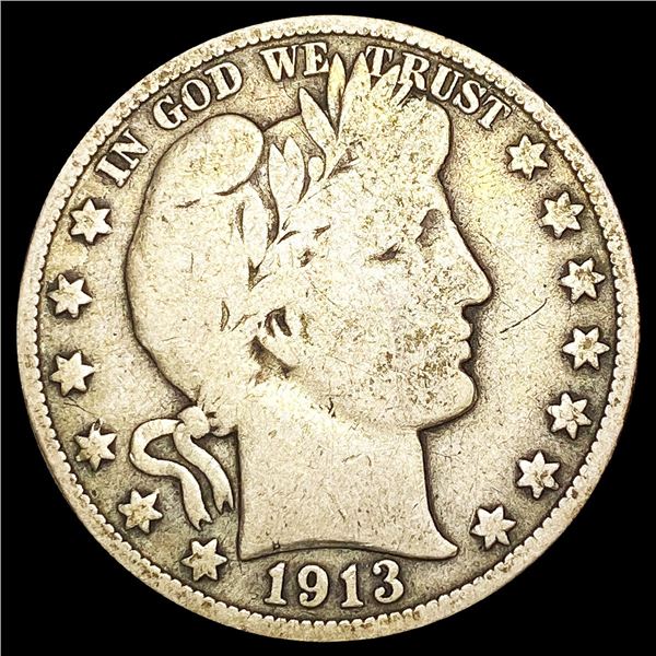 1913 Barber Half Dollar