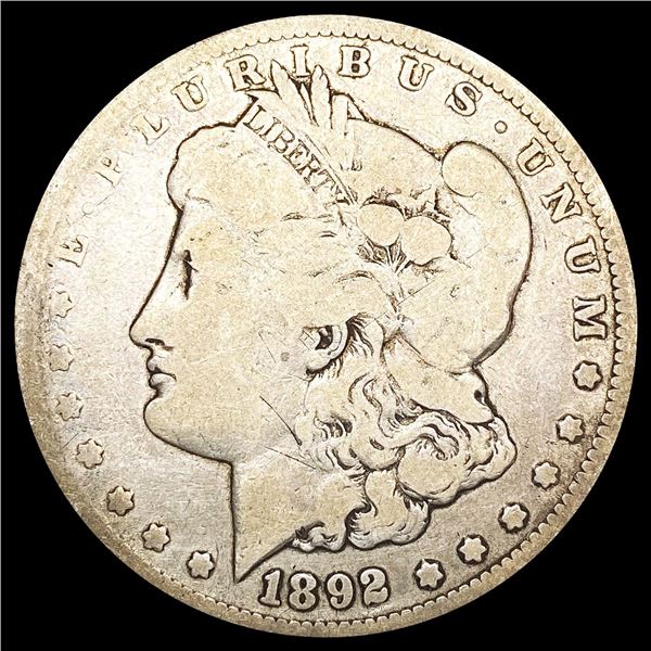 1892-CC Morgan Silver Dollar