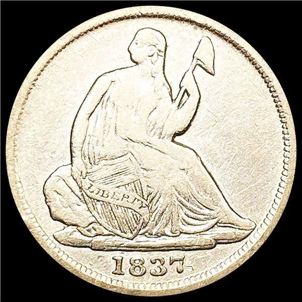 1837 Seated Liberty Half Dime