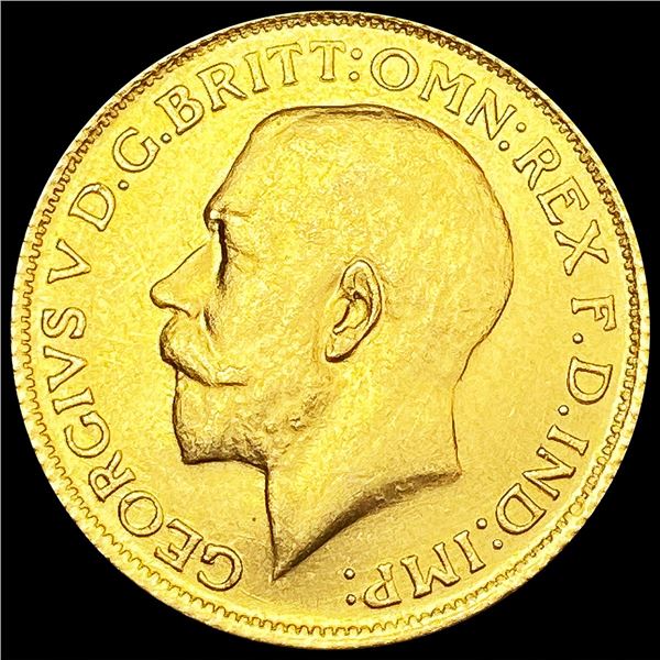 1920 G. Britain .2355oz Gold Sovereign UNCIRCULATE