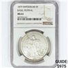 Image 1 : 1879 5F .84oz silver SWITZERLAND NGC MS61