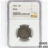 Image 1 : 1863 Seated Liberty Quarter NGC PF61