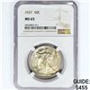 Image 1 : 1937 Walking Liberty Half Dollar NGC MS65