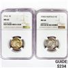 Image 1 : 1916-1938 SET (2) Buffalo Nickel NGC MS