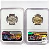 Image 2 : 1916-1938 SET (2) Buffalo Nickel NGC MS
