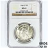 Image 1 : 1946-D Walking Liberty Half Dollar NGC MS64