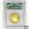 Image 1 : 2000 $100 Clad Gold Liberia Amazonian ICG PR69 DCA