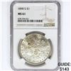 Image 1 : 1890-S Morgan Silver Dollar NGC MS61
