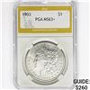 Image 1 : 1903 Morgan Silver Dollar PGA MS63+