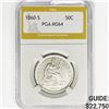 Image 1 : 1860-S Seated Liberty Half Dollar PGA MS64