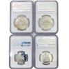 Image 2 : (4) Canada Silver Coinage NGC MS/PL (1965)