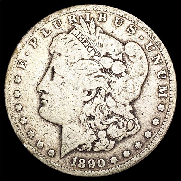 1890-CC Morgan Silver Dollar