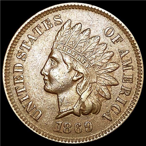 1869/9 Indian Head Cent