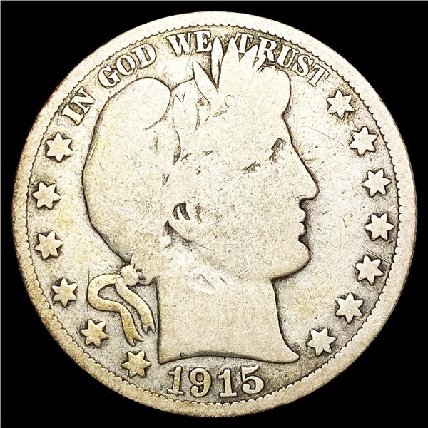 1915 Barber Half Dollar