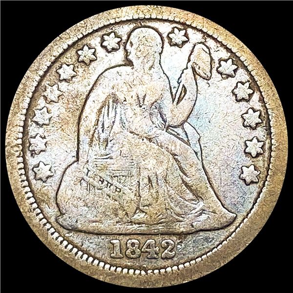 1842-O Seated Liberty Dime