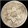 Image 1 : 1853 Silver Three Cent