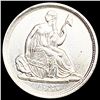 Image 1 : 1837 Lg Date No Stars Seated Liberty Half Dime UNC